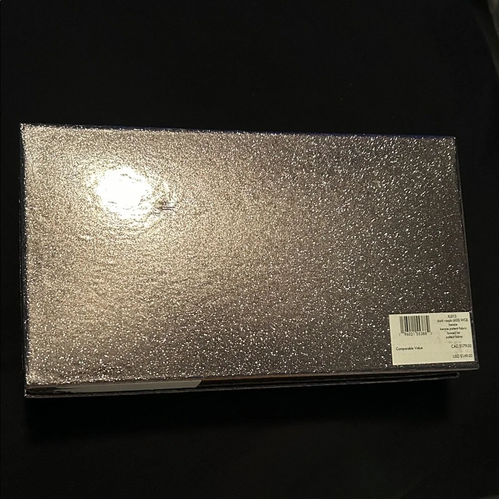 Kate Spade Seawater Green Kenzie Boxed Glitter Card Holder Wallet - Picture 13 of 15